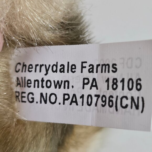 Patriotic Cherrydale Farms Brown 10" Plush Setting Bear Vintage 2003 - Picture 5 of 8